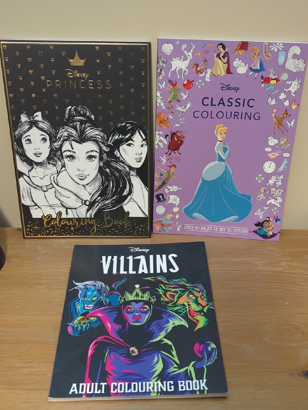 Disney scholastic Adult Colouring Book Bundle brand new